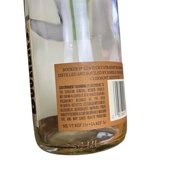 Bookers Small Batch Bourbon Collection Kentucky Straight Empty Bottle & Box - Picture 7 of 11